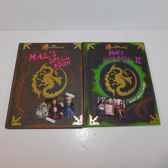 Disney Descendants Mal's Spell Book 1 & 2 More Wicked Magic hardcover - Picture 1 of 8